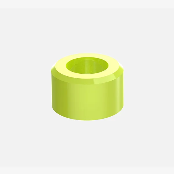 The FIX safety part: a small moulded plastic piece that locks the GEO rolling tip inside the IO cane.